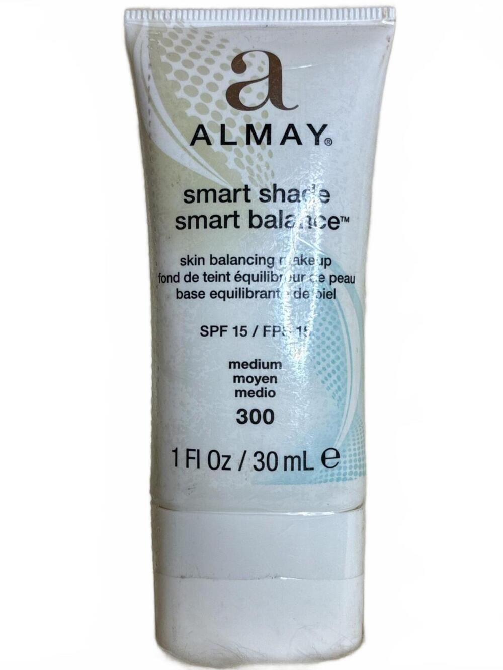ALMAY Smart Shade & Balance. SKIN Balancing Makeup SPF 15 #300 MEDIUM 1 oz